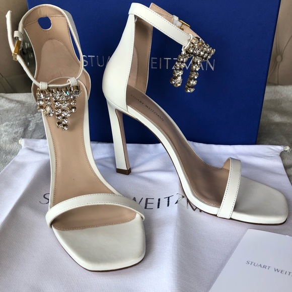 Stuart Weitzman Shoes - Stuart Weitzman square fringe nudist